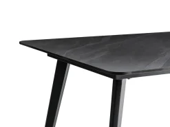 Havebord RODALLO 160 cm 90 cm Sten Sort marmor