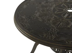 Havebord SAPRI 100 cm 100 cm Metal Mørkebrun