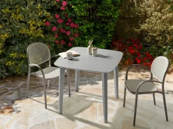 Havebord SORICO 86 cm 86 cm Grå
