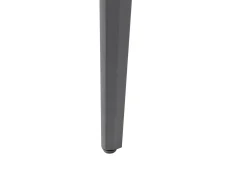 Havebord SOVARETO 180 cm 90 cm Marmor effekt Sort marmor