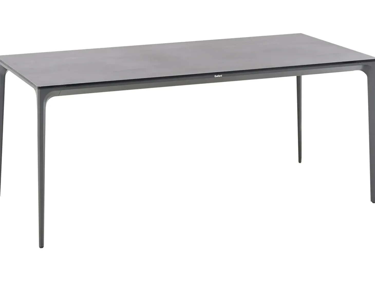 Havebord SOVARETO 180 cm 90 cm Sten effekt Mørkegrå