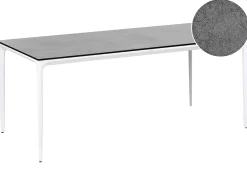 Havebord SOVARETO 180 cm 90 cm Sten effekt Mørkegrå