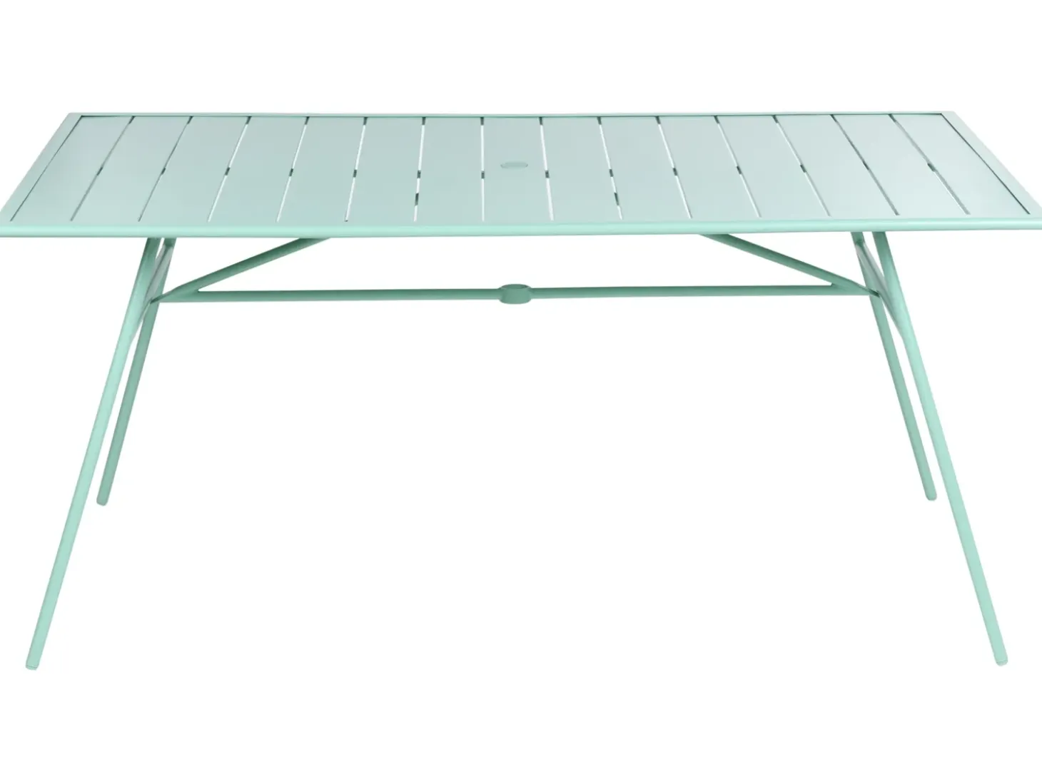 Havebord TERENZO 160 cm 90 cm Metal Mintgrøn