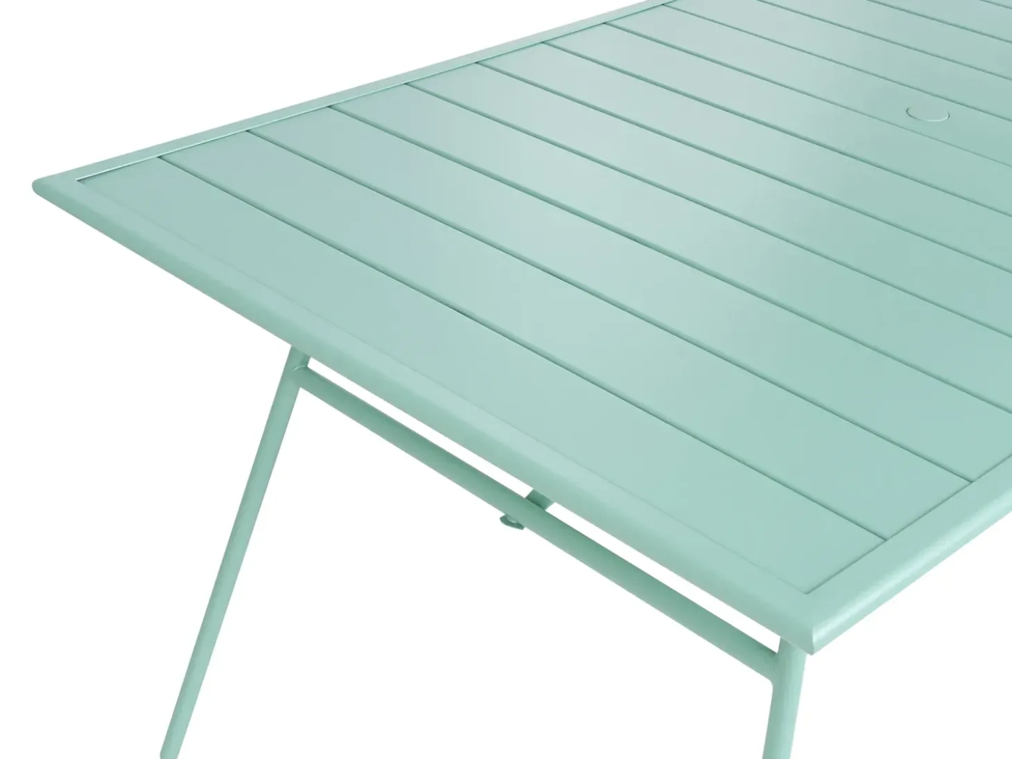 Havebord TERENZO 160 cm 90 cm Metal Mintgrøn