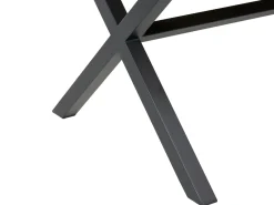 Havebord TIANO 160 cm 90 cm Metal Sort
