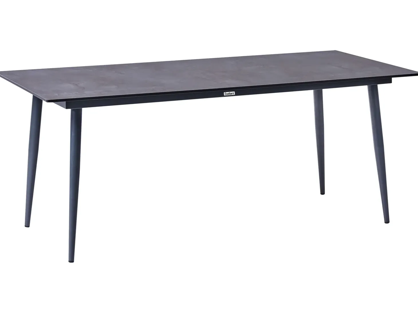 Havebord TOLENTINO 180 cm 90 cm Sten effekt Grå
