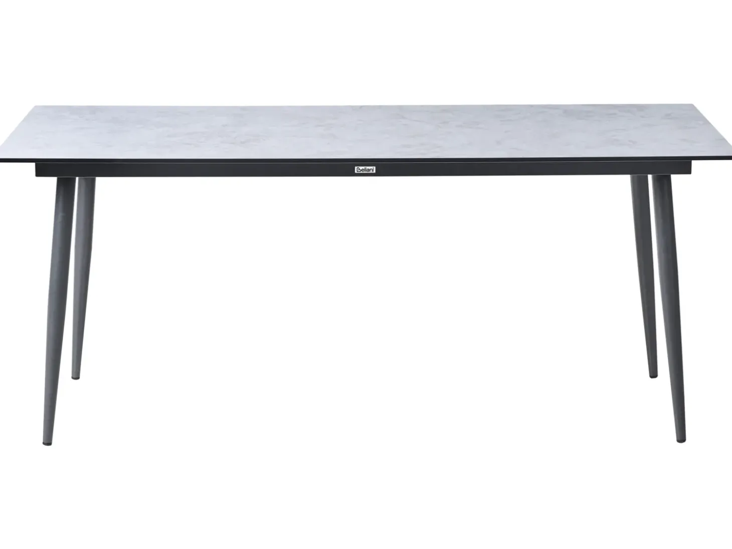 Havebord TOLENTINO 180 cm 90 cm Sten effekt Lysegrå