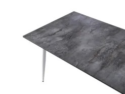 Havebord TOLENTINO 180 cm 90 cm Sten effekt Grå
