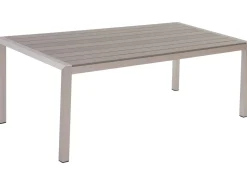 Havebord VERNIO 180 cm 90 cm Metal Grå