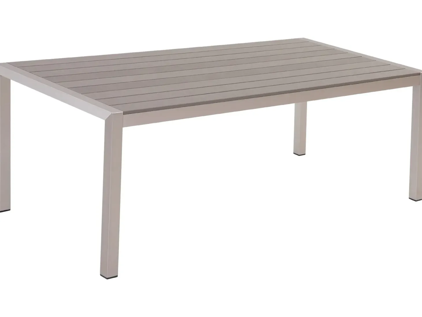 Havebord VERNIO 180 cm 90 cm Metal Grå