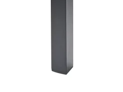 Havebord VERNIO 180 cm 90 cm Metal Sort