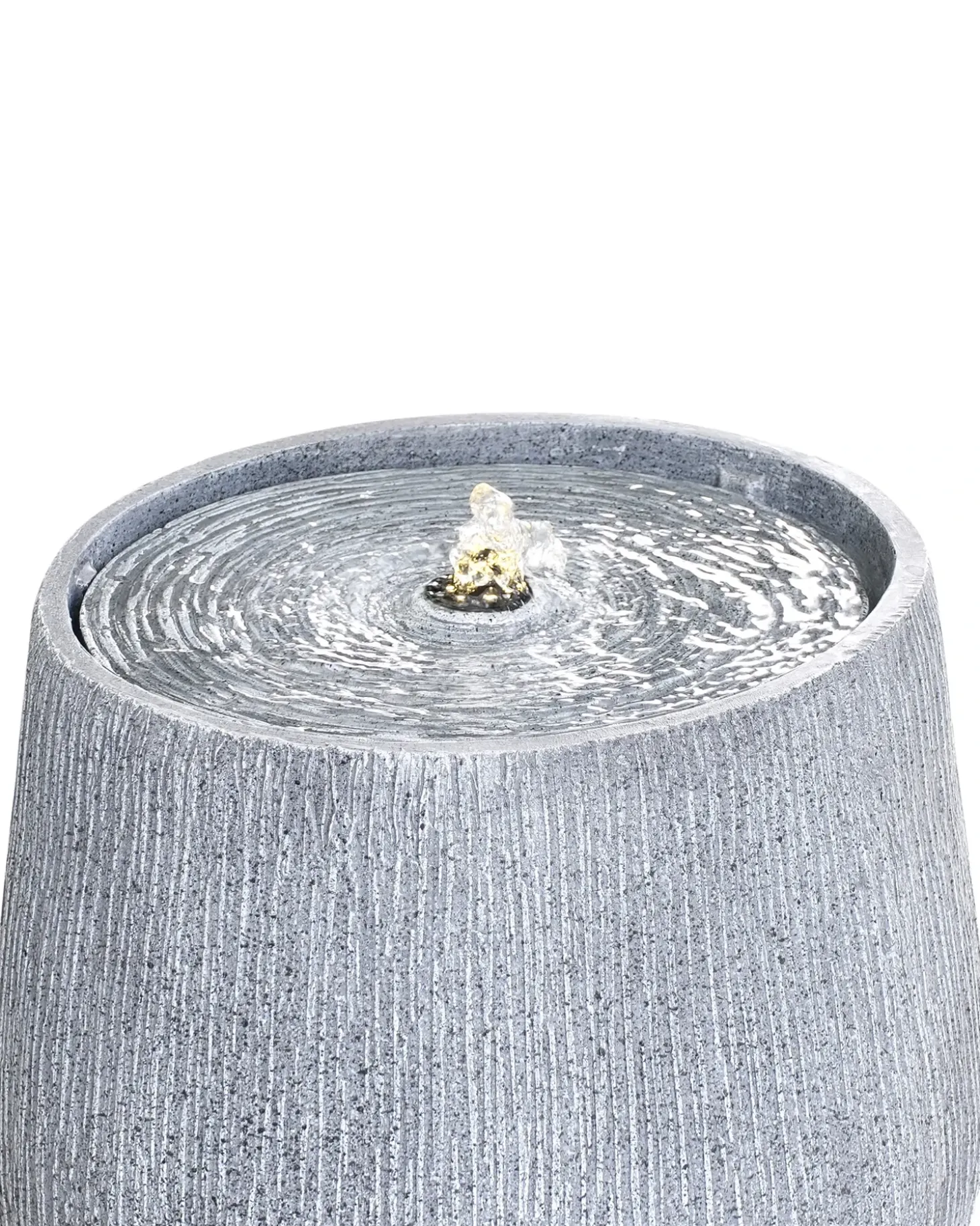 Havefontæne LED CASCATA Grå