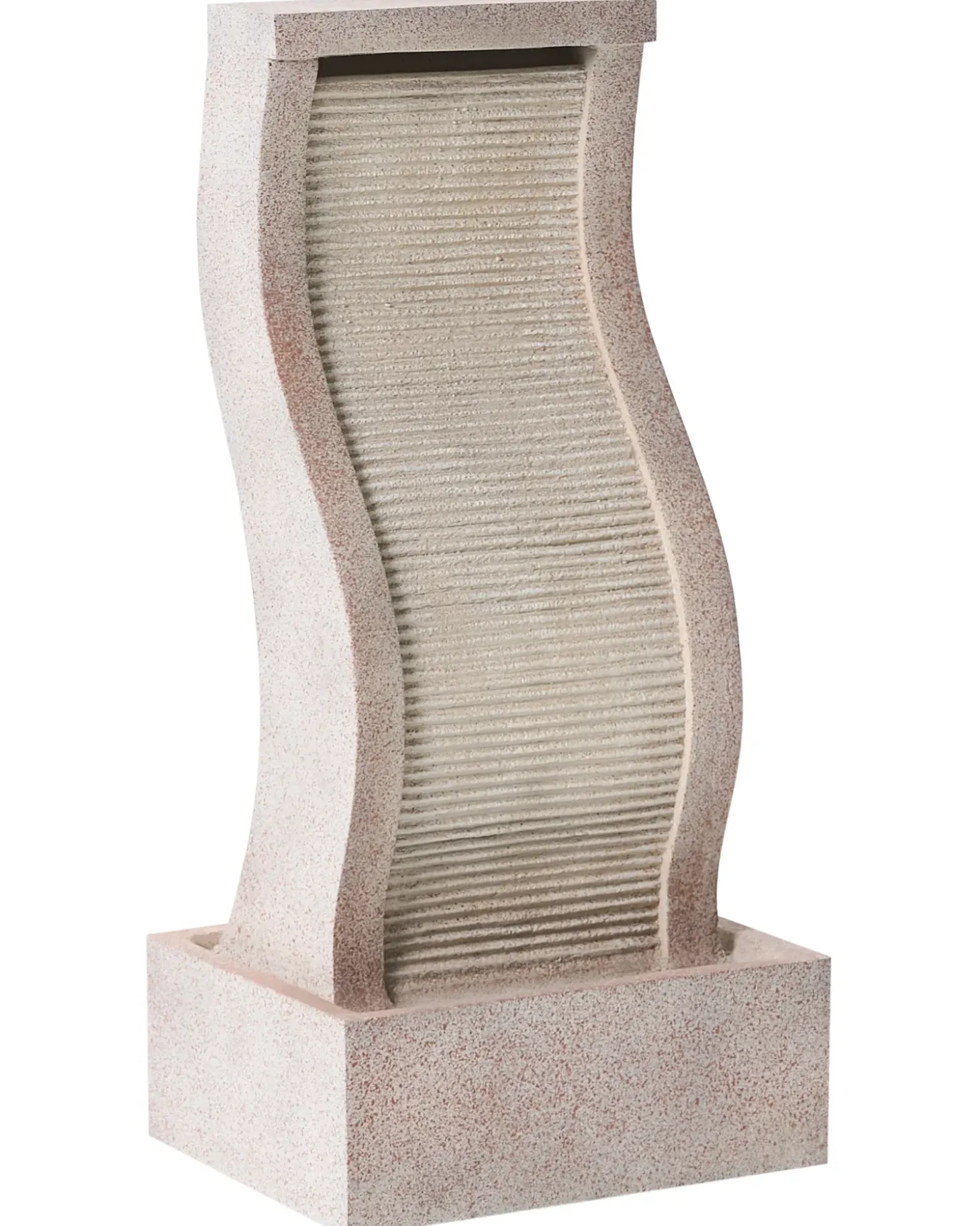 Havefontæne LED FORMIGA Beige