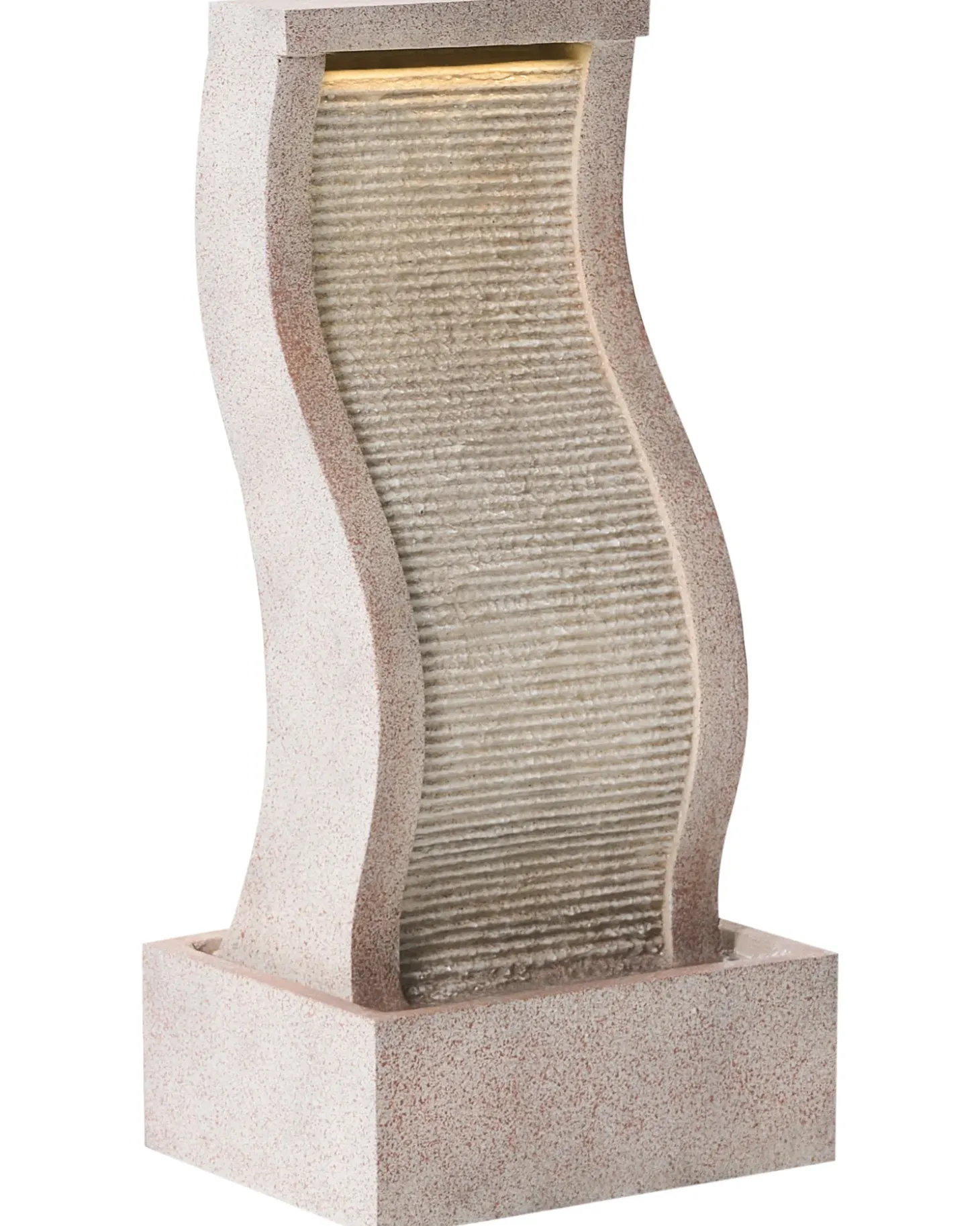 Havefontæne LED FORMIGA Beige