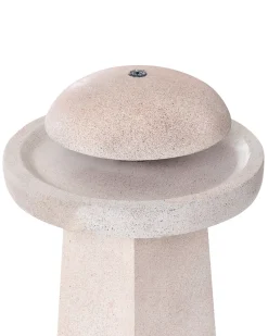 Havefontæne LED HUNLEN Beige