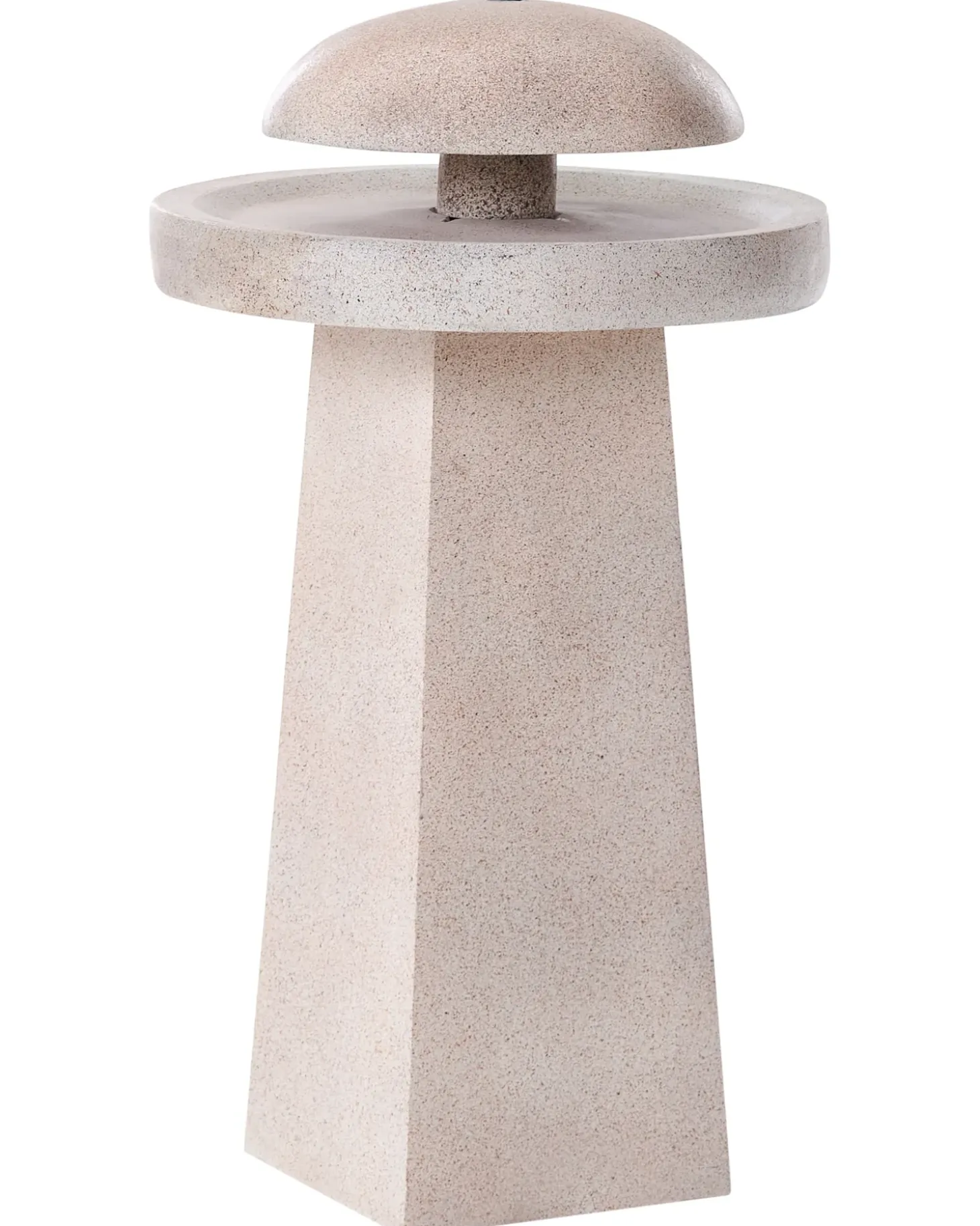 Havefontæne LED HUNLEN Beige