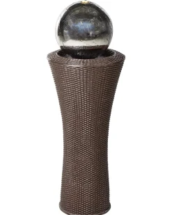 Havefontæne ZENYATTA LED Brun