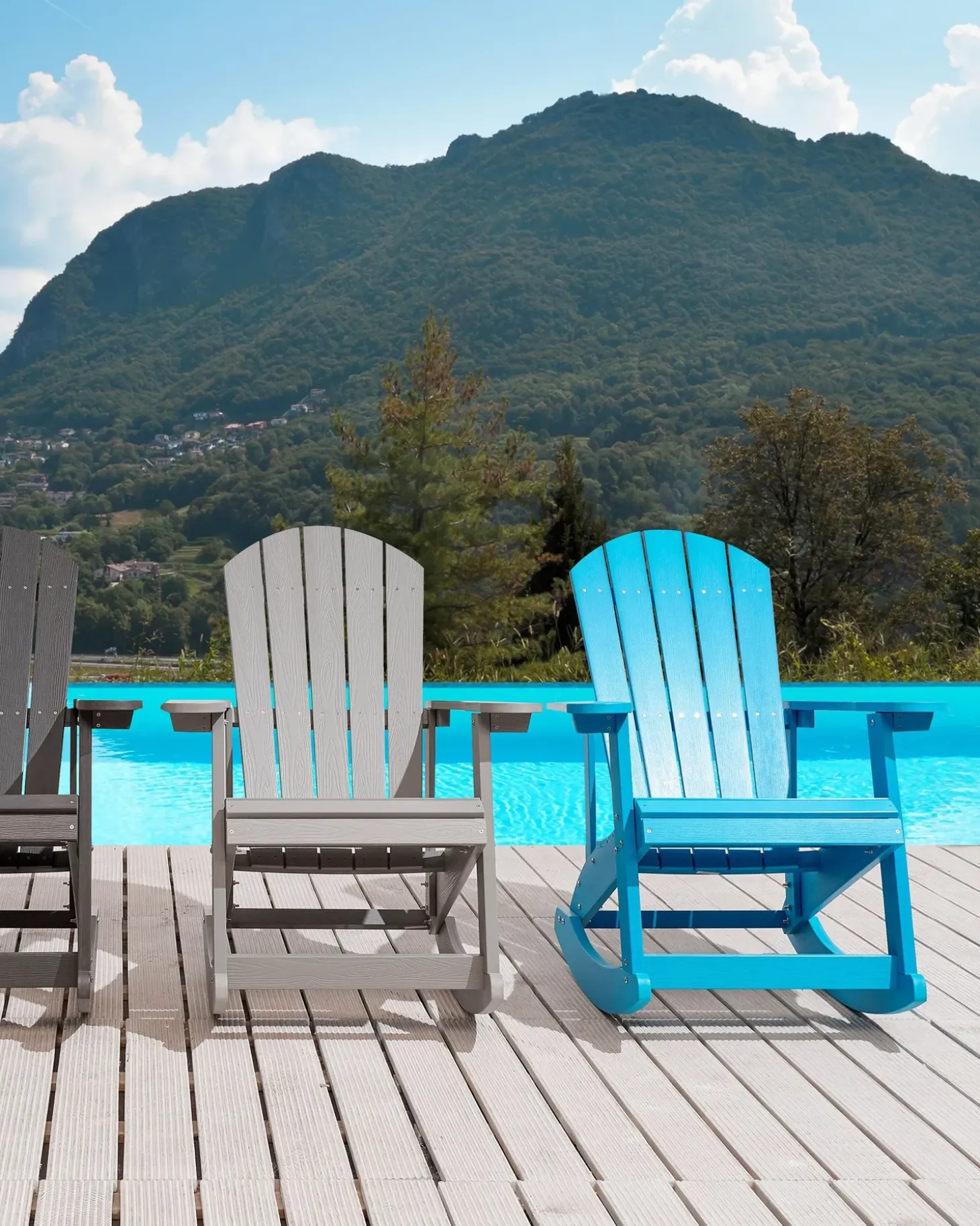 Havegyngestol ADIRONDACK Blå