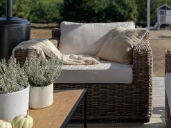 Havelænestol ARDEA Rattan Lysebrun