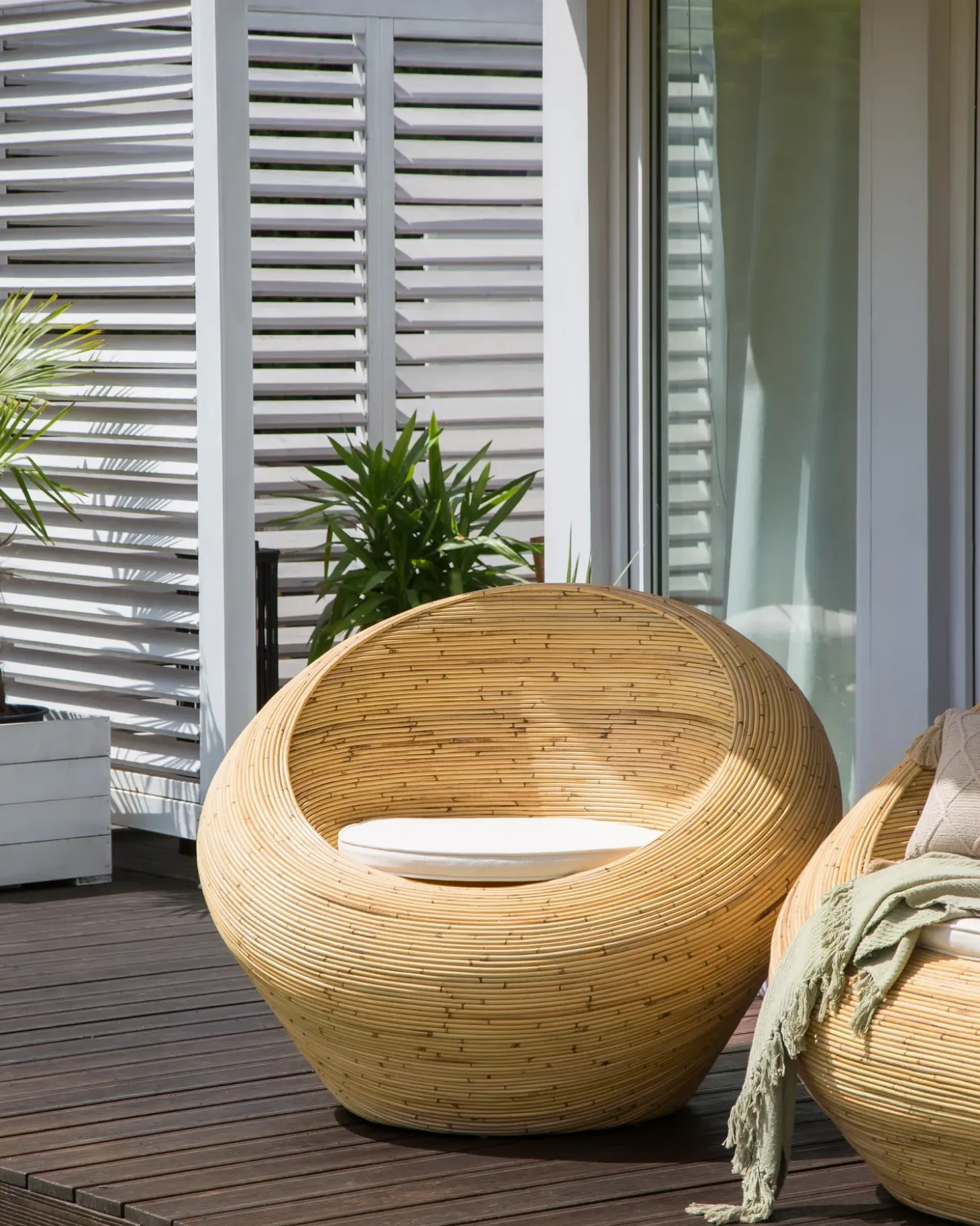 Havelænestol MAIORI Rattan Naturlig