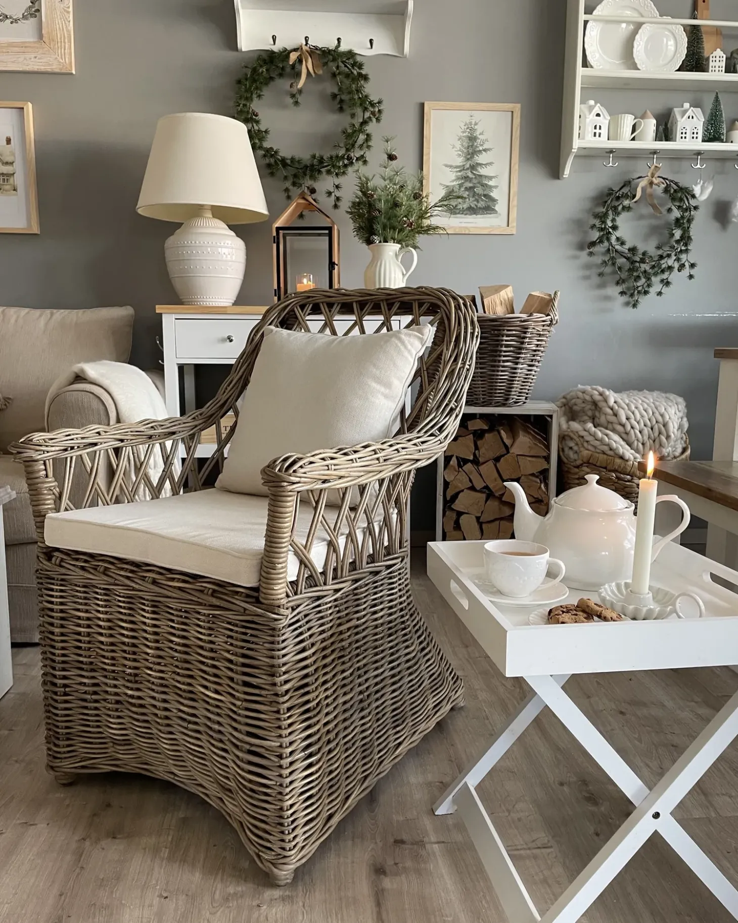 Havelænestol MAROS II Rattan Naturlig