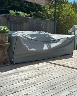 Havemøbelovertræk CHUVA 250 cm 165 cm 65 cm Grå
