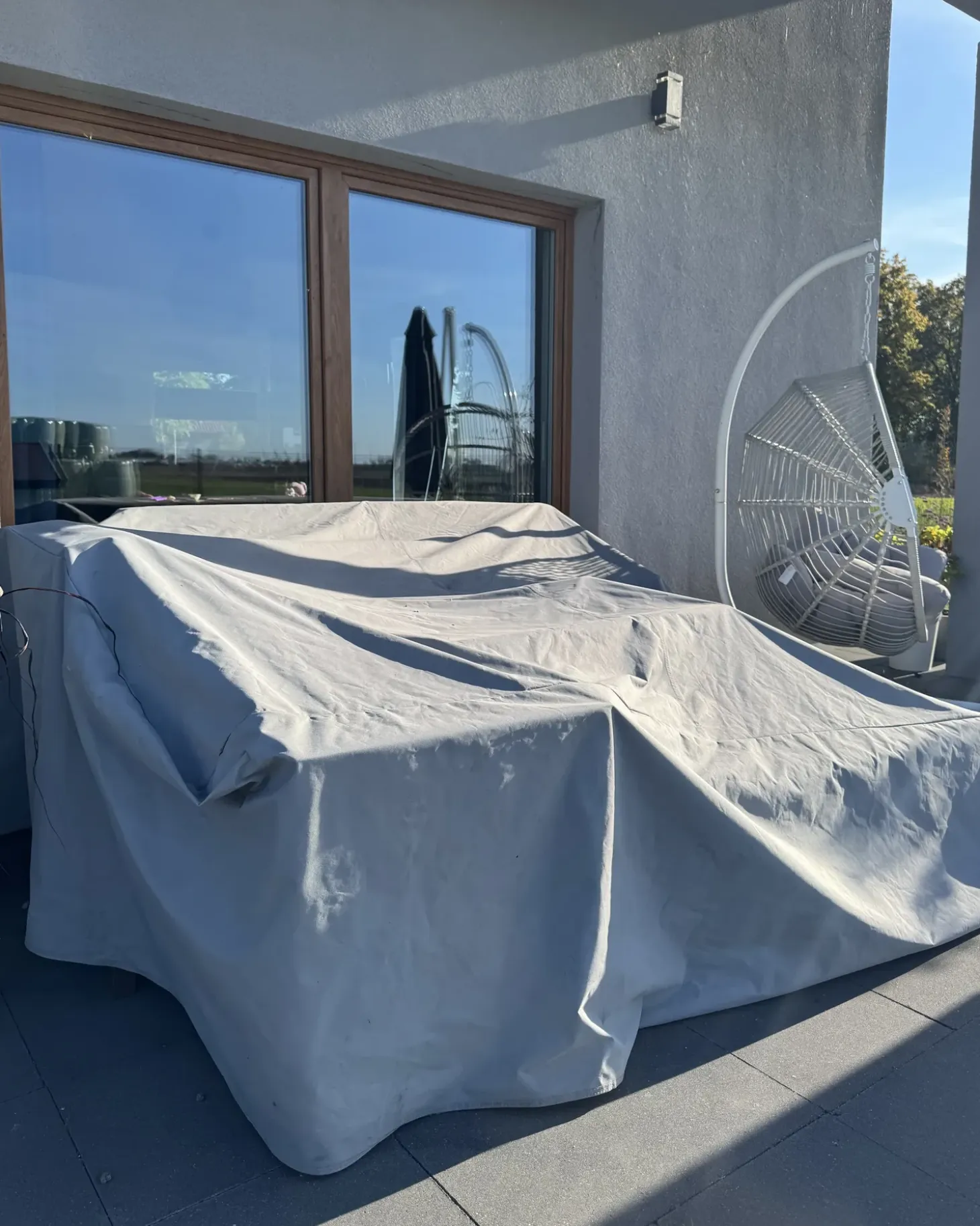 Havemøbelovertræk CHUVA 275 cm 230 cm 70 cm Grå
