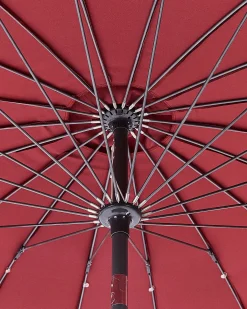 Haveparasol 255 cm BAIA Mørkerød