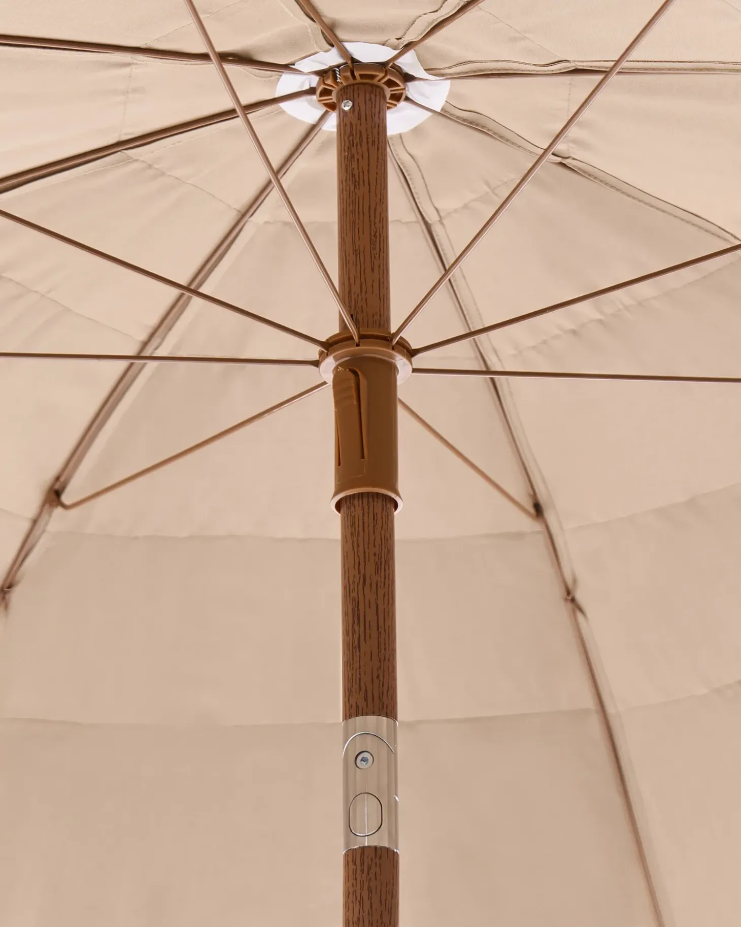 Haveparasol 175 cm CIVETTA Naturlig