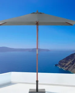 Haveparasol 195 cm FLAMENCO Mørkegrå