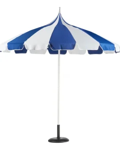Haveparasol 245 cm MINOA Hvid/blå