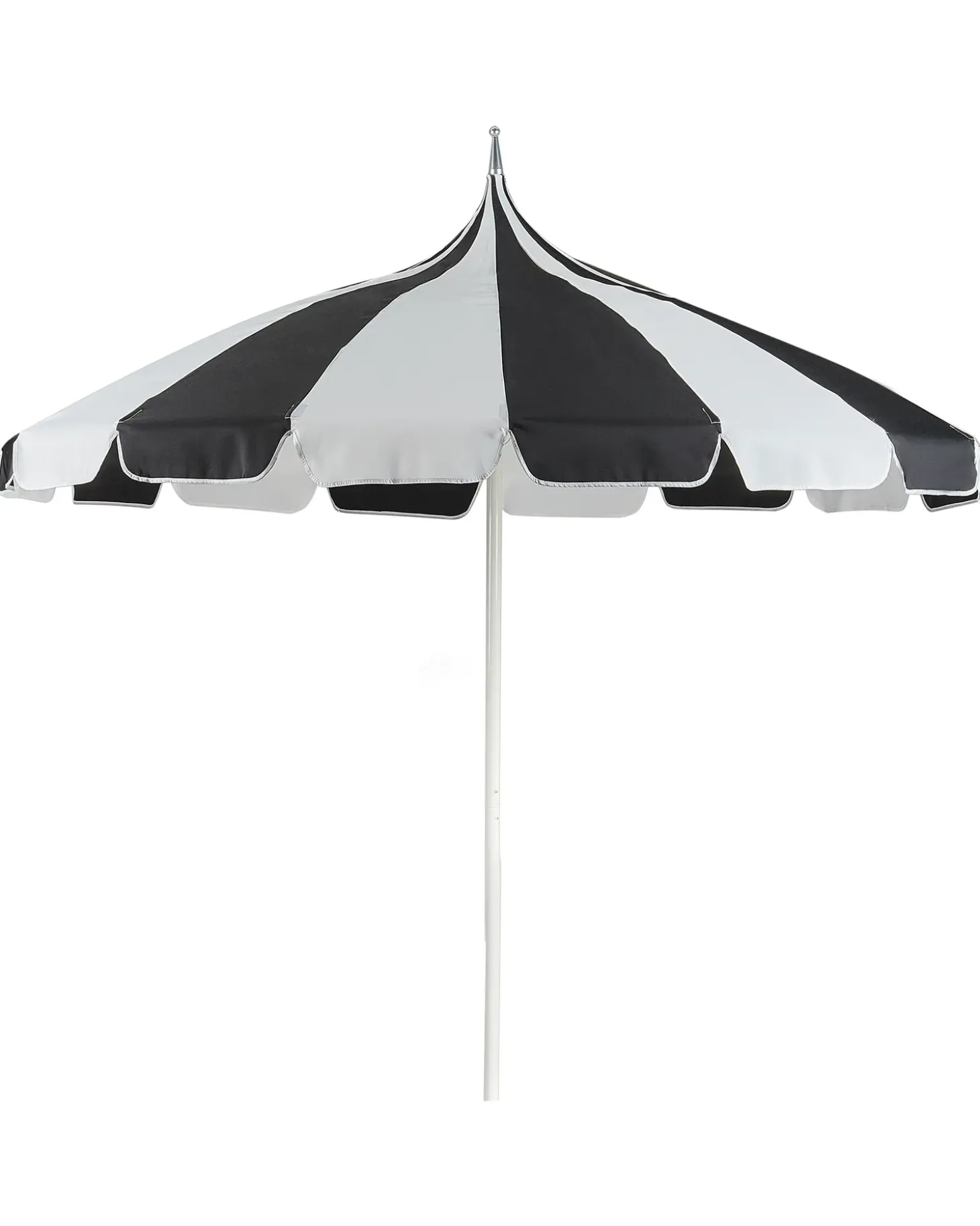 Haveparasol 245 cm MINOA Sort/hvid