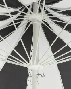 Haveparasol 245 cm MINOA Sort/hvid