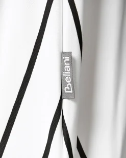 Haveparasol 155 cm MONDELLO Hvid/sort