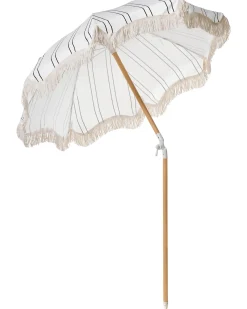 Haveparasol 155 cm MONDELLO Hvid/sort