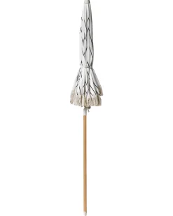 Haveparasol 155 cm MONDELLO Hvid/sort