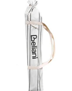 Haveparasol 155 cm MONDELLO Hvid/sort