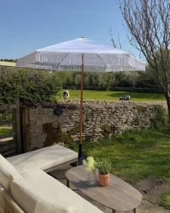 Haveparasol 258 cm MURASA Hvid