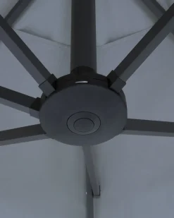 Haveparasol 460 cm SIBILLA Grå