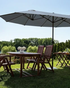 Haveparasol 460 cm SIBILLA Grå