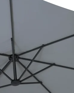 Haveparasol 460 cm SIBILLA Grå