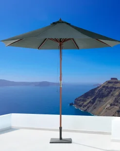 Haveparasol 270 cm TOSCANA Mørkegrå