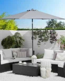 Haveparasol 270 cm VARESE Mørkegrå