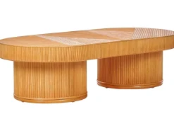 Havesofabord AIROLE 150 cm 70 cm Rattan Brun