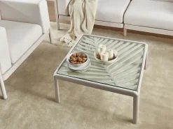 Havesofabord FERRETTI 69 cm 69 cm Lys Beige