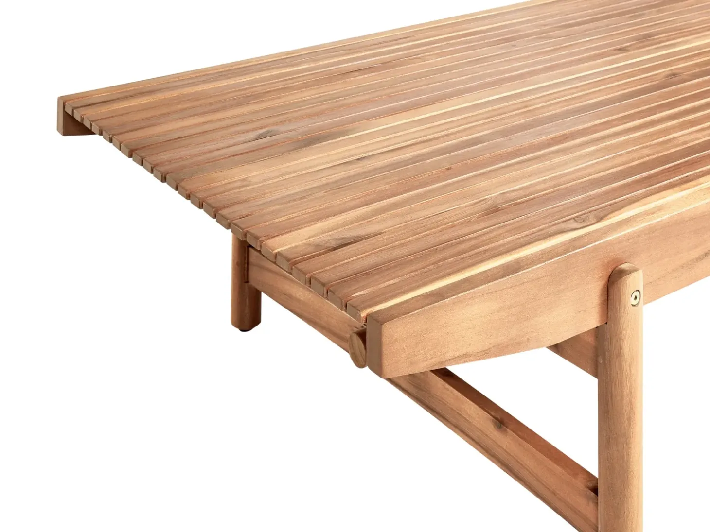 Havesofabord GIAVENO 145 cm 79 cm Akacietræ Brun