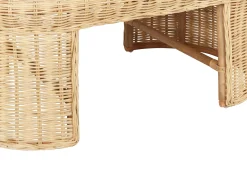 Havesofabord LIVADEIA 60 cm 96 cm Rattan Naturlig