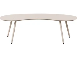 Havesofabord PARORI 65 cm 130 cm Metal Beige