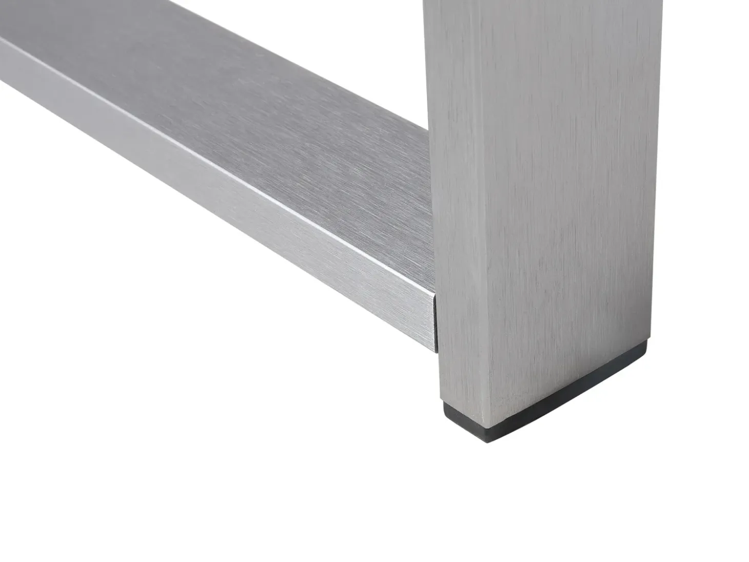 Havesofabord SALERNO 90 cm 50 cm Metal Mørkegrå