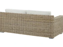 Havesofa 2 personers ARDEA Rattan Lysebrun